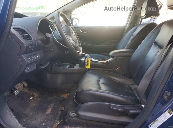 1N4BZ0CP1HC310603 2017 NISSAN LEAF Blue Սալոնի դիմացի տեսք