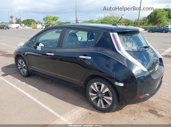 1N4BZ0CP3HC303748 2017 NISSAN LEAF Black Հետևի ձախ