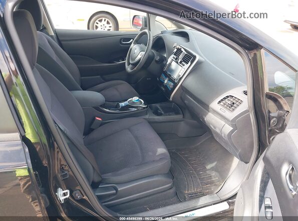 1N4BZ0CP3HC303748 2017 NISSAN LEAF Black Սալոնի դիմացի տեսք