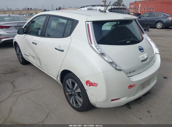 1N4BZ0CP3HC304625 2017 NISSAN LEAF White Trasero izquierdo