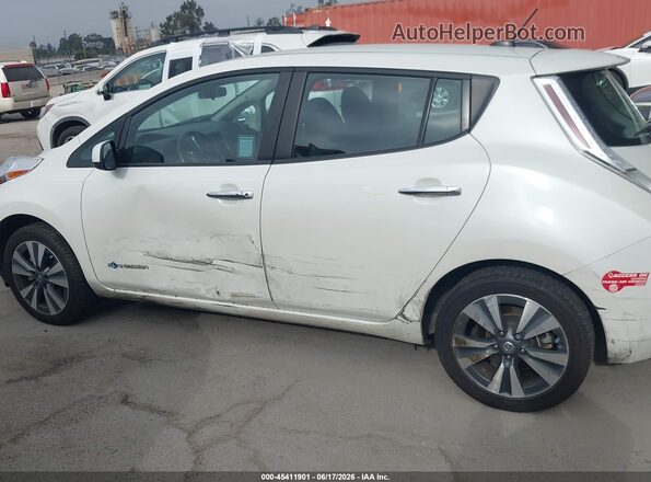 1N4BZ0CP3HC304625 2017 NISSAN LEAF White Vista frontal