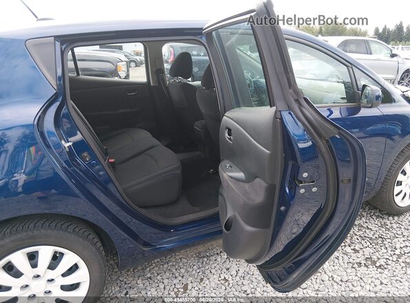1N4BZ0CP4GC313445 2016 NISSAN LEAF Blue Widok naklejki z numerem VIN