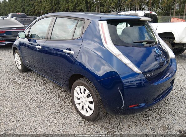 1N4BZ0CP4GC313445 2016 NISSAN LEAF Blue Tył lewy