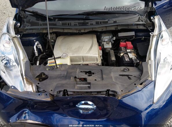 1N4BZ0CP4GC313445 2016 NISSAN LEAF Blue Widok z tyłu