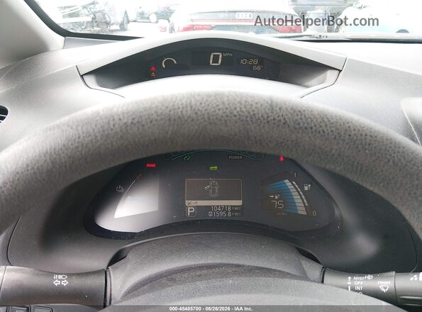 1N4BZ0CP4GC313445 2016 NISSAN LEAF Blue Widok tylnych siedzeń