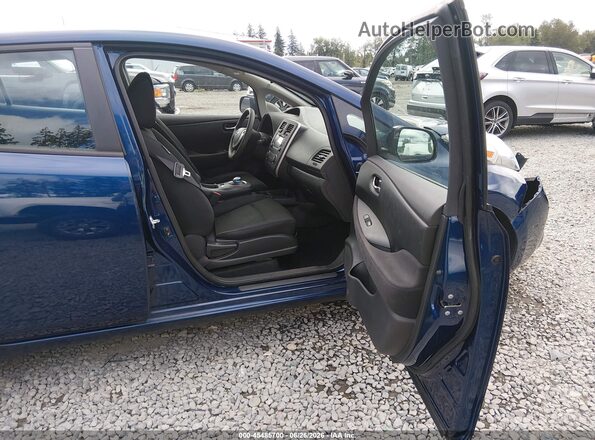 1N4BZ0CP4GC313445 2016 NISSAN LEAF Blue Widok wnętrza z przodu