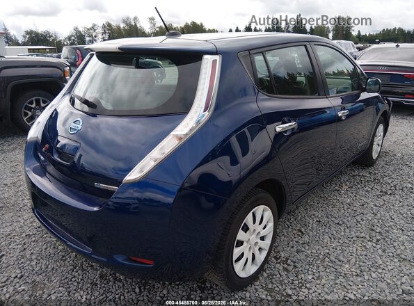 1N4BZ0CP4GC313445 2016 NISSAN LEAF Blue Tył prawy