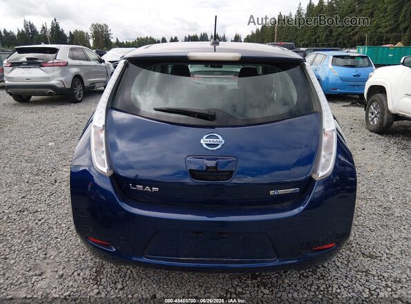 1N4BZ0CP4GC313445 2016 NISSAN LEAF Blue 