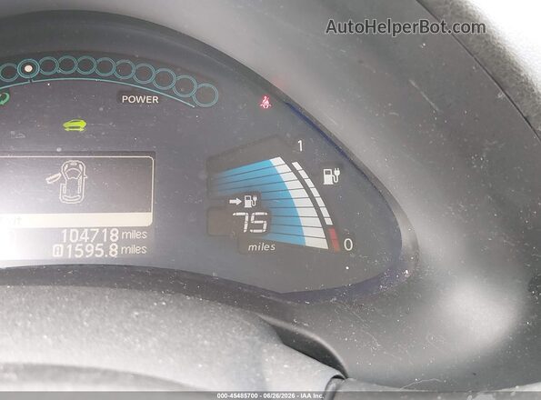 1N4BZ0CP4GC313445 2016 NISSAN LEAF Blue 