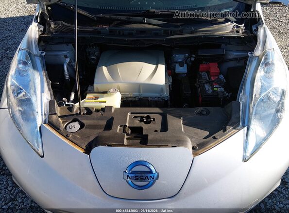 1N4BZ0CP6HC304361 2017 NISSAN LEAF Silver Vista trasera
