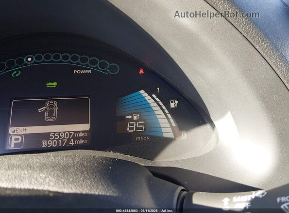 1N4BZ0CP6HC304361 2017 NISSAN LEAF Silver 
