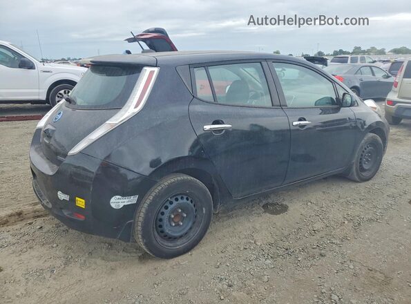 1N4BZ0CP8GC313643 2016 NISSAN LEAF Black Trasero derecho