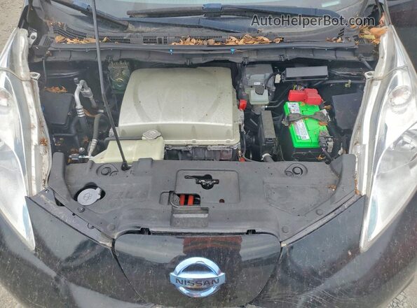 1N4BZ0CP8GC313643 2016 NISSAN LEAF Black Vista interior trasera