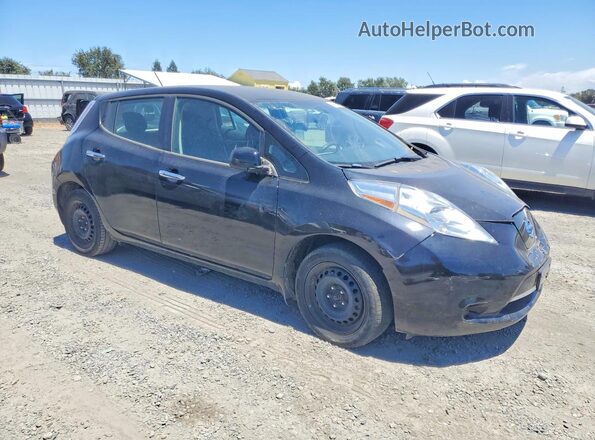 1N4BZ0CP8GC313643 2016 NISSAN LEAF Черный Передняя правая четверть