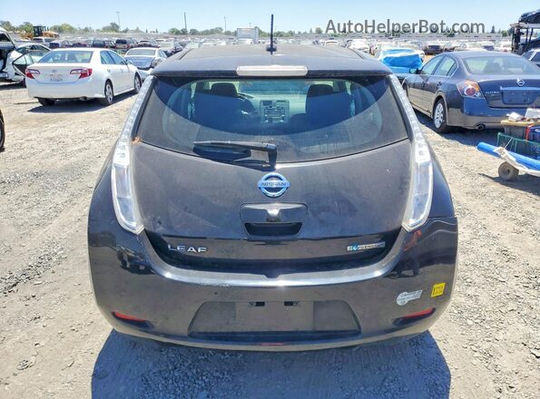 1N4BZ0CP8GC313643 2016 NISSAN LEAF Черный Вид сзади