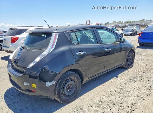 1N4BZ0CP8GC313643 2016 NISSAN LEAF Черный Задняя правая четверть