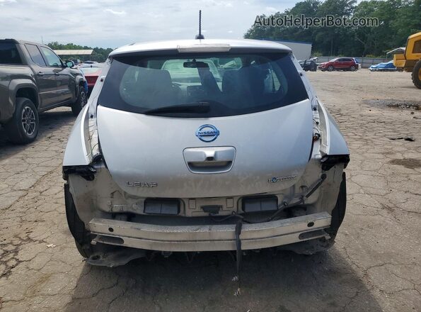1N4BZ0CP8GC314596 2016 NISSAN LEAF Silver Rear view