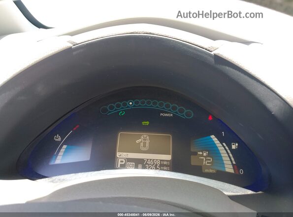 1N4BZ0CP8HC302272 2017 NISSAN LEAF Blue უკანა სალონის ხედი