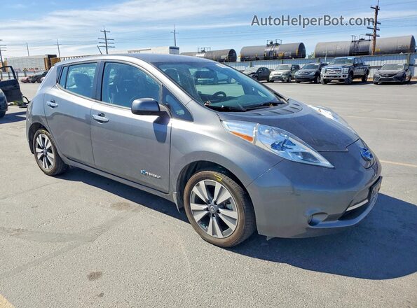 1N4BZ0CP9GC313974 2016 NISSAN LEAF Charcoal Առջևի աջ
