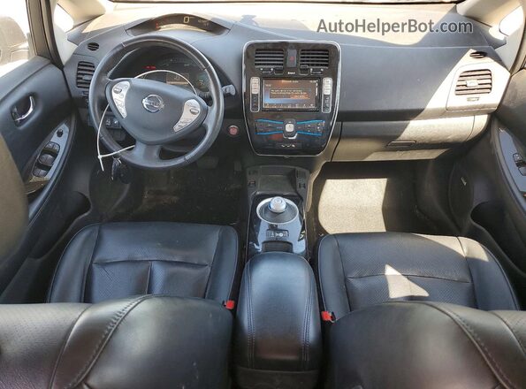 1N4BZ0CP9GC313974 2016 NISSAN LEAF Charcoal Առջևի վահանակի տեսք
