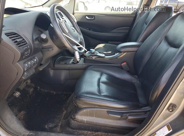 1N4BZ0CP9GC313974 2016 NISSAN LEAF Charcoal Սալոնի դիմացի տեսք