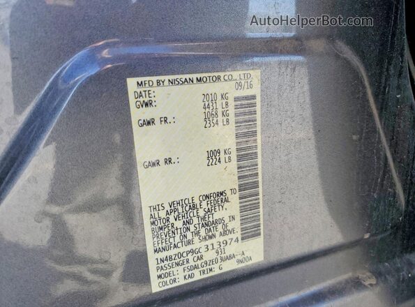 1N4BZ0CP9GC313974 2016 NISSAN LEAF Charcoal Շարժիչի բաժամունքի տեսք