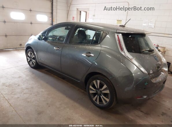 1N4BZ0CPXGC312848 2016 NISSAN LEAF Серый Задняя левая четверть