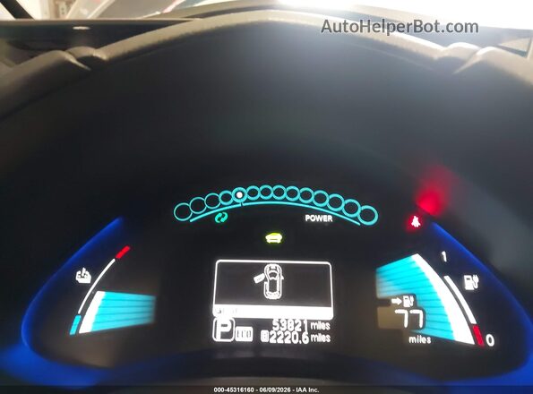 1N4BZ0CPXGC312848 2016 NISSAN LEAF Серый Вид задних сидений