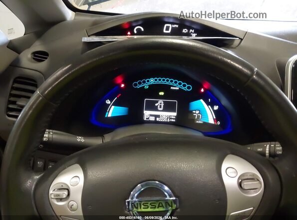 1N4BZ0CPXGC312848 2016 NISSAN LEAF Серый Вид задней части салона