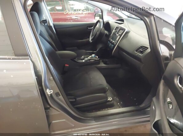 1N4BZ0CPXGC312848 2016 NISSAN LEAF Серый Вид салона спереди