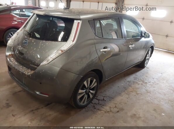 1N4BZ0CPXGC312848 2016 NISSAN LEAF Серый Задняя правая четверть