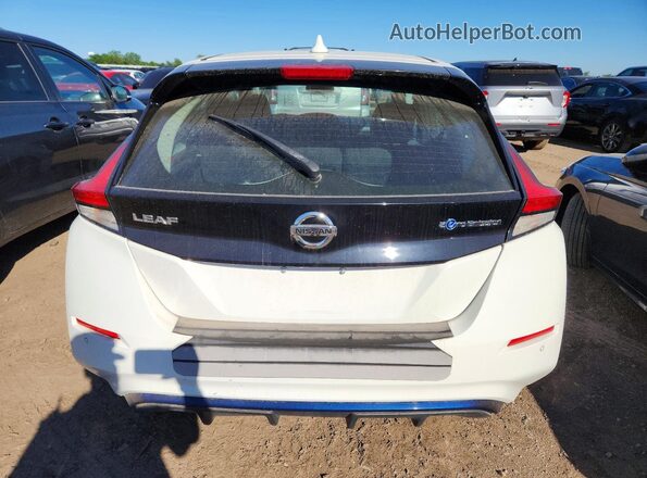 1N4BZ1BP4LC311728 2020 NISSAN LEAF White უკანა ხედი