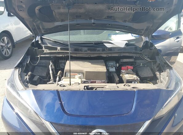1N4BZ1BV4MC556206 2021 NISSAN LEAF Blue უკანა ხედი