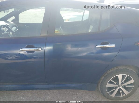 1N4BZ1BV4MC556206 2021 NISSAN LEAF Blue სალონის 360-გრადუსიანი ხედი