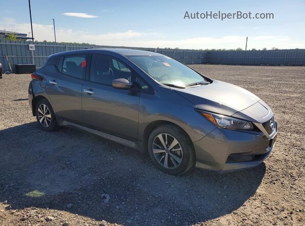 1N4BZ1BV7MC551789 2021 NISSAN LEAF Gray Front right