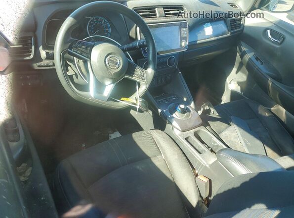 1N4BZ1BV7MC551789 2021 NISSAN LEAF Gray Dashboard view