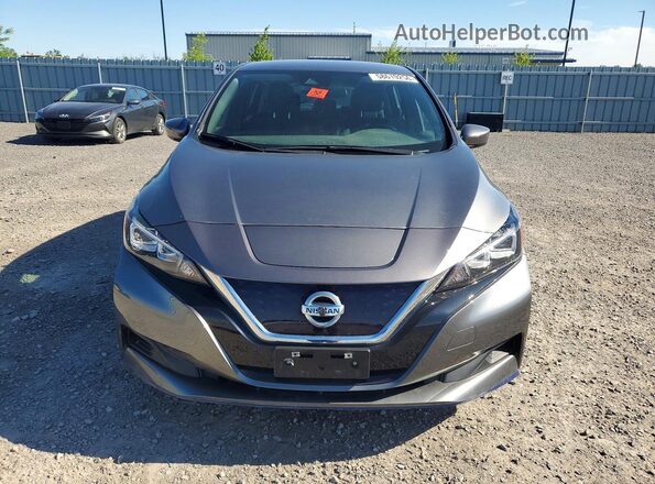 1N4BZ1BV7MC551789 2021 NISSAN LEAF Gray Front view
