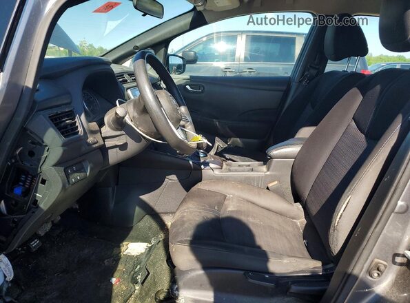 1N4BZ1BV7MC551789 2021 NISSAN LEAF Gray Front interior view