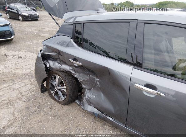 1N4BZ1CP1KC309741 2019 NISSAN LEAF Gray Դիմացի տեսք