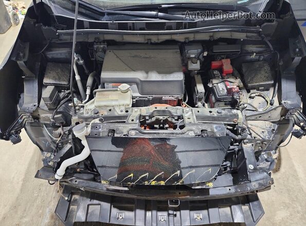 1N4BZ1CP2KC315869 2019 NISSAN LEAF Black Вид задньої частини салону