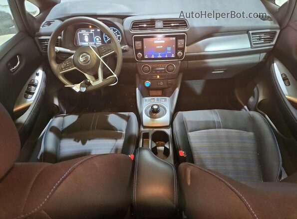 1N4BZ1CP2KC315869 2019 NISSAN LEAF Black Вид панелі приладів
