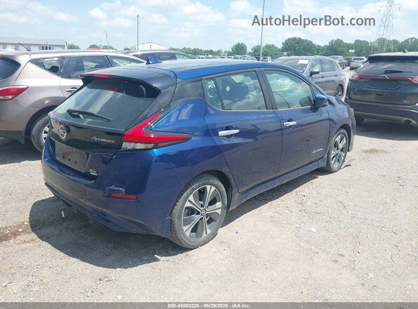 1N4BZ1CP3KC313211 2019 NISSAN LEAF Blue Задня права чверть