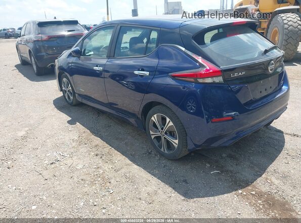 1N4BZ1CP3KC313211 2019 NISSAN LEAF Blue Задня ліва чверть
