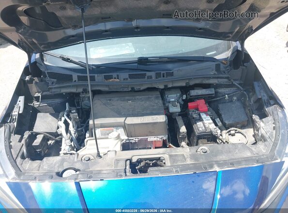 1N4BZ1CP3KC313211 2019 NISSAN LEAF Blue Вид ззаду