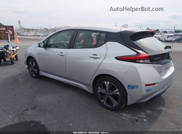 1N4BZ1CP3LC311749 2020 NISSAN LEAF Silver Trasero izquierdo