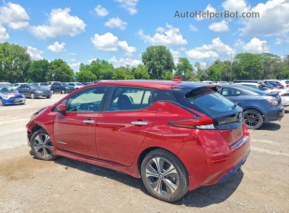 1N4BZ1CP4KC320961 2019 NISSAN LEAF Red Задня ліва чверть