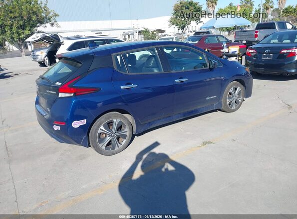 1N4BZ1CP6KC313073 2019 NISSAN LEAF Blue Հետևի աջ