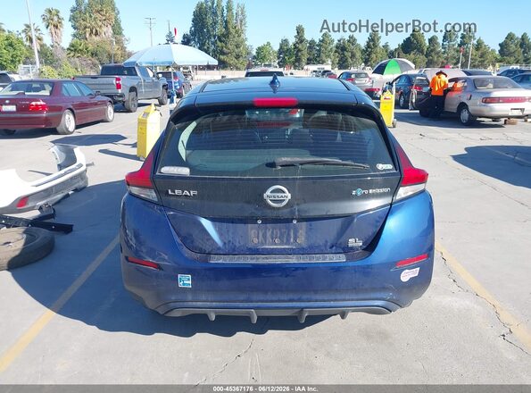 1N4BZ1CP6KC313073 2019 NISSAN LEAF Blue 