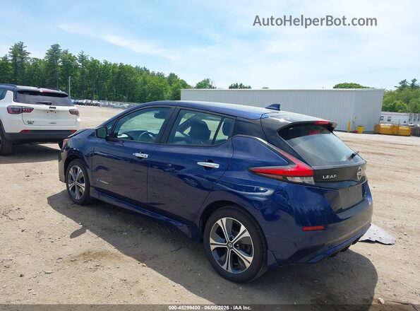 1N4BZ1CP8KC316735 2019 NISSAN LEAF Blue Tył lewy