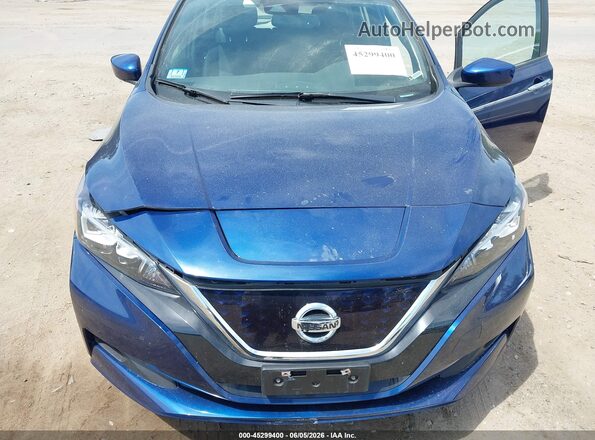 1N4BZ1CP8KC316735 2019 NISSAN LEAF Blue Widok z przodu